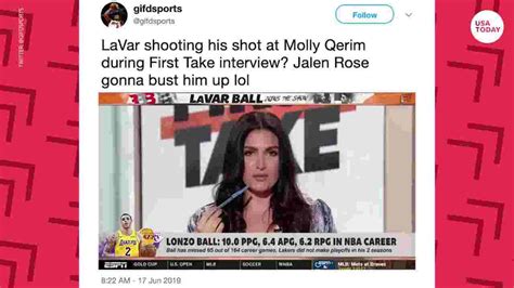 Lavar Ball Makes Tasteless Remark To Espns Molly Qerim