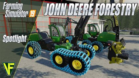 John Deere Forestry Farming Simulator 19 Mod Spotlight Youtube