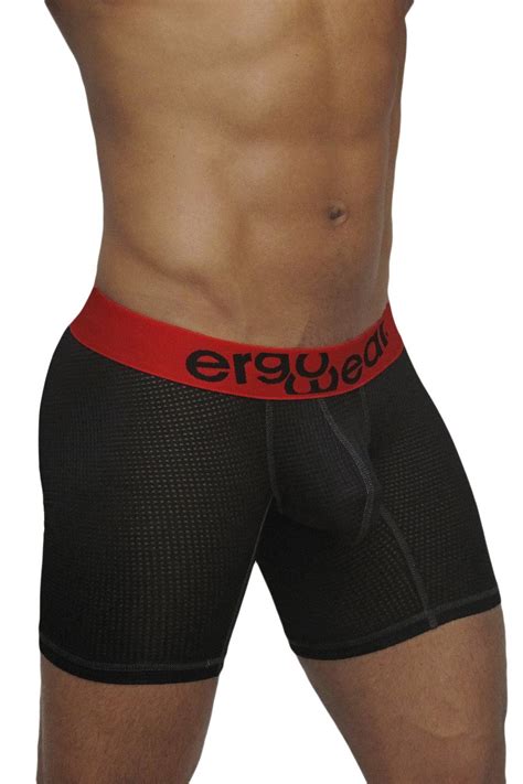 Ergowear Max Mesh Midcut Mens Pouch Underwear Cooling Long Leg Boxer Brief Short Ebay