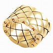 Chanel Matelasse Gold Wide Band Ring at 1stdibs