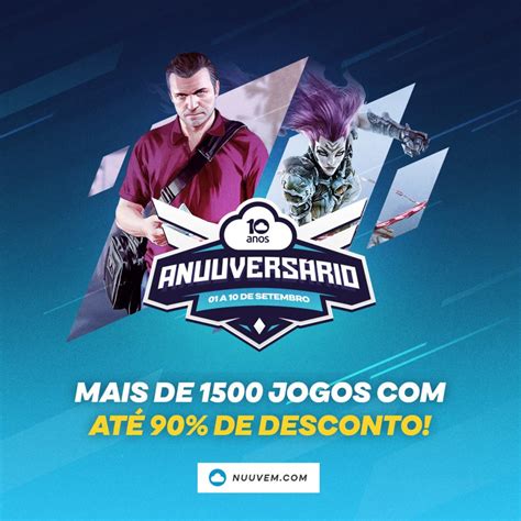 Nuuvem Completa 10 Anos Com Sorteio Gamer E Mais De 1500 Jogos Em