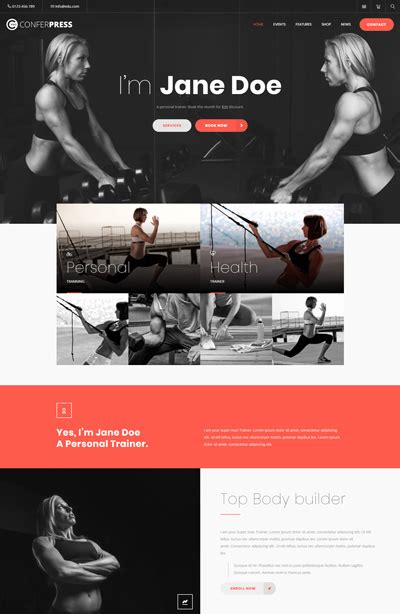 Conferpress Multipurpose Event Tickets Wordpress Theme By Leafcolor