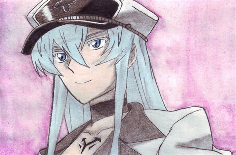 Speed How To Draw Esdeath Akame Ga Kill By Nar Youtube