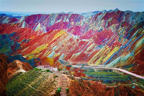 Zhangye Danxia Rainbow Mountains China