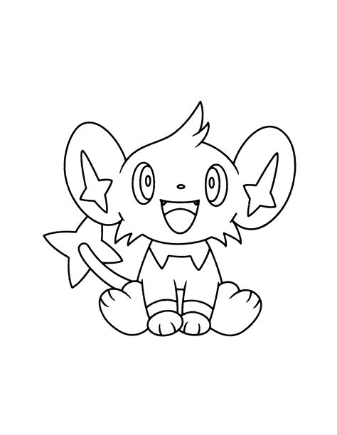 Pokemon Luxio Coloring Pages