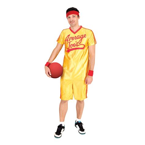 Dodgeball Yellow Average Joes Costume Medium