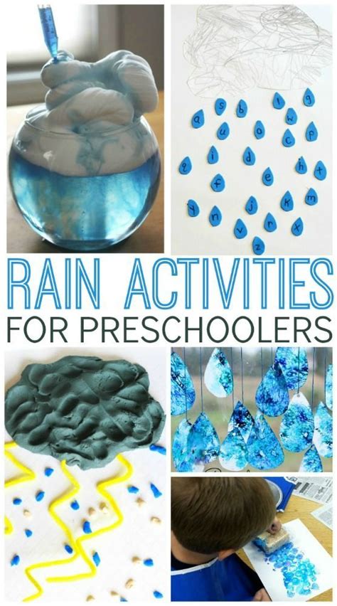 Rain Activities For Preschoolers Pre K Pages Weather Activities