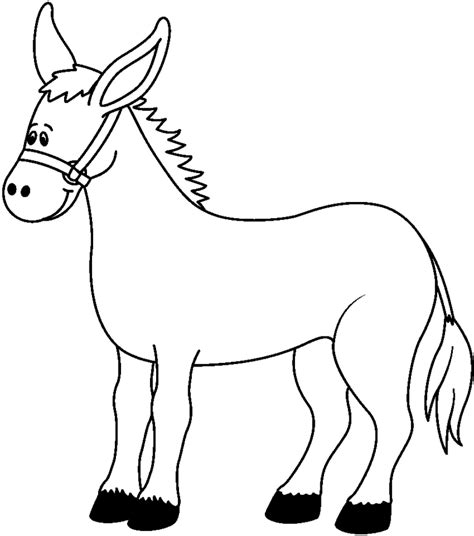 Donkeys Coloring Pages