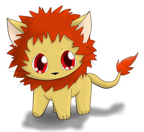 Use light, smooth strokes to begin. Chibi Lion by SpiriTofHearts on DeviantArt