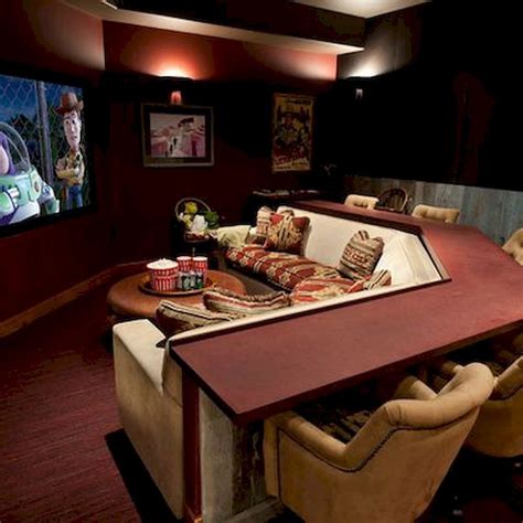 Superb Basement Home Theater Concepts Home to Z | Theater room design, Home theater rooms, Bar 