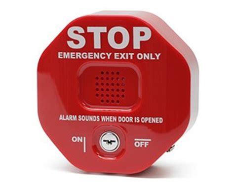 Emergency Exit Door Alarm Allstate Sign And Plaque