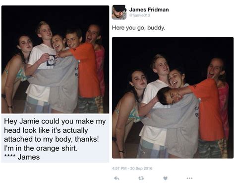Photoshop Troll James Fridman Who Takes Photo Edit Requests Way Too Literally Has Done It Again