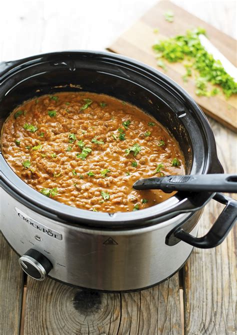 The Iron You Vegan Easy Crock Pot Curry Lentils