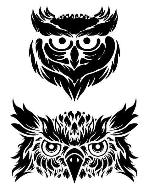 10 Best Printable Owl Pumpkin Carving Stencils Pdf For Free At Printablee