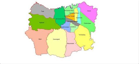 Peta Semarang Lengkap Dengan Kecamatannya Pinhome