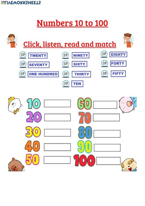Numbers Online Worksheet You Can Do The Exercises Online Or Download