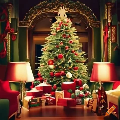 Festive Christmas Tree Party