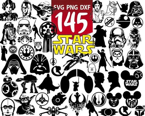 Star Wars Svg Star Wars Vector Svg Star Wars Decal Star Wars For