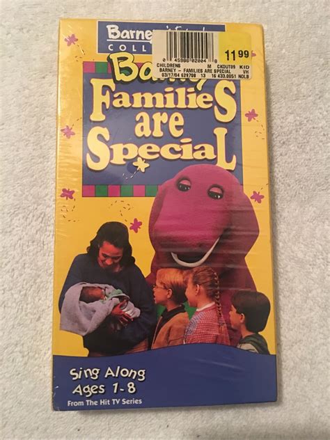 Barney Families Are Special Vhs 1995 For Sale Online Ebay