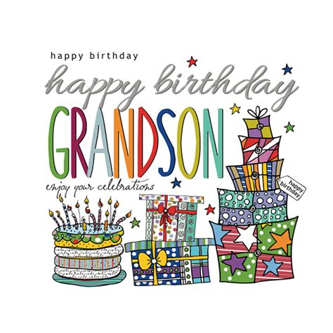 I wish you, my grandson a happy birthday. Happy Birthday Grandson - Malarkey Cards