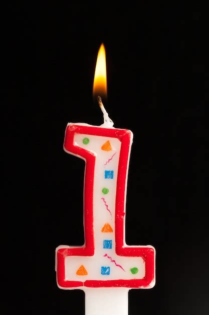 Premium Photo Birthday Candles Number