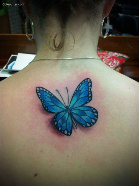 See more ideas about blue butterfly tattoo, butterfly tattoo, blue butterfly. 3D Butterfly Tattoos