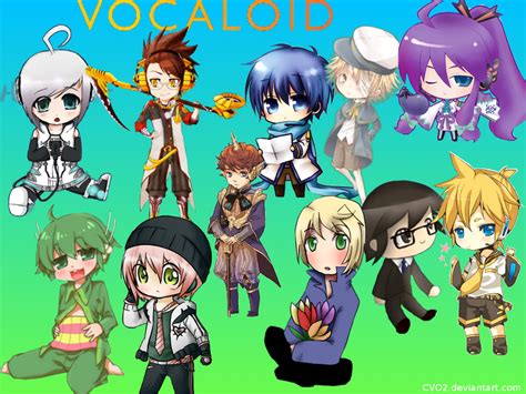 All Male Vocaloid Chibi Wallpaper By Cvo2 On Deviantart