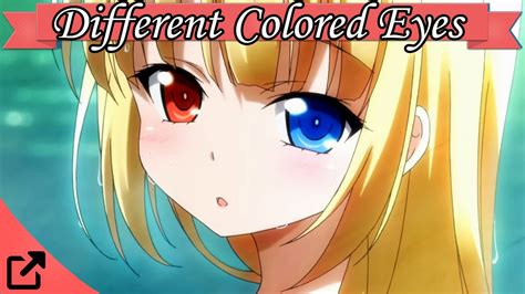 Heterochromia Anime Girl With One Red Eye
