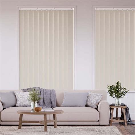 Obscura Blockout Mushroom Vertical Blind 127mm Slat Blinds Online™