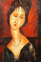 Amedeo Modigliani, picture Portrait of Jeanne Herbuterne 1917 ...
