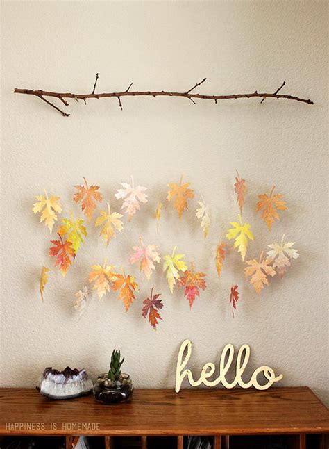 diy crafts  fall leaves hative