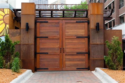 Get inspired by color combination golden gate and create a design. Stylish Front Entry Gate Design Ideas for Your Beautiful ...