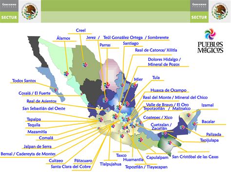 México Mapa Turístico