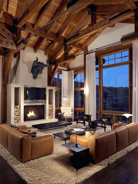 Famous Mountain House Interior Design References Architecture