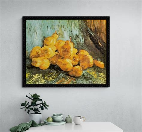 Van Gogh Still Life With Quinces Art Print On Canvas