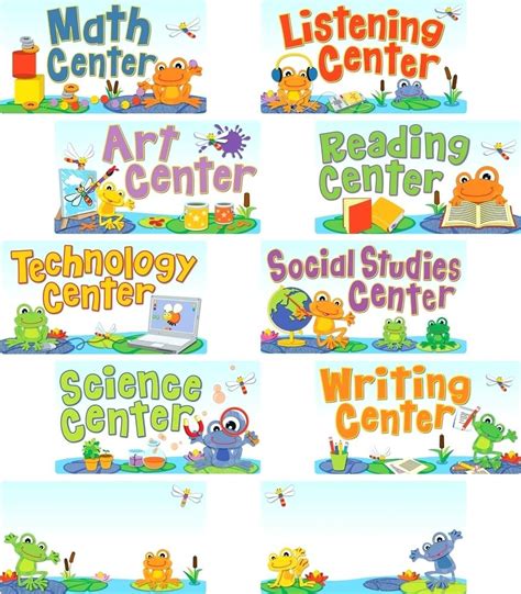 Free Printable Center Signs For Pre K Free Printable