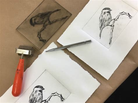 Drypoint Printmaking April 4 11 Octagon Center For The Arts
