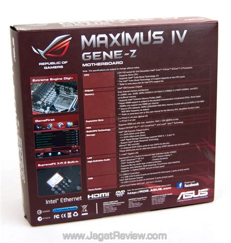 Review Asus Rog Maximus Iv Gene Z Motherboard Intel Sandy Bridge