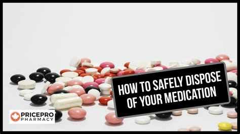 How To Safely Dispose Of Your Medication Youtube