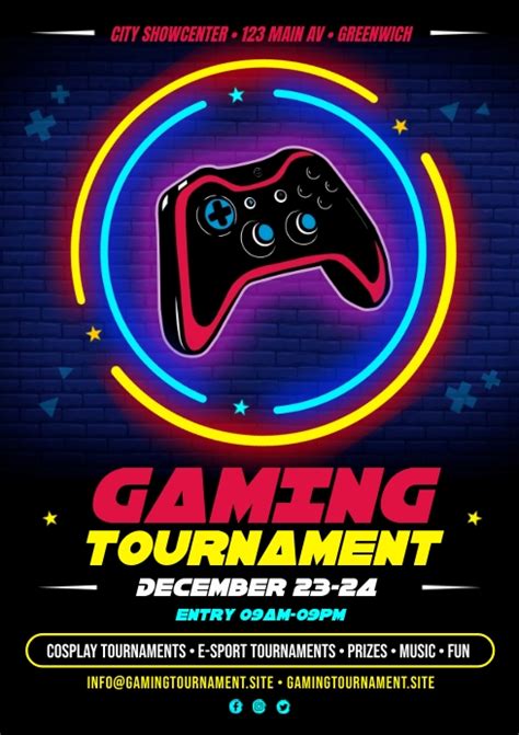 Copy Of Gaming Tournament Poster Postermywall