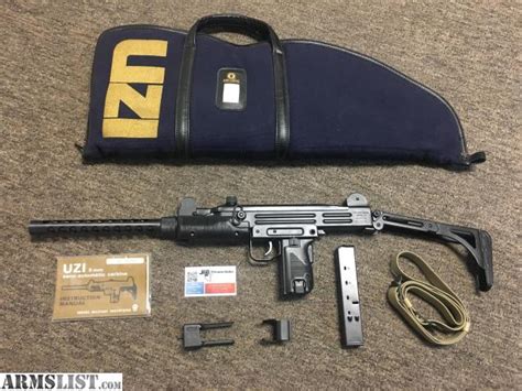 Armslist For Sale Imi Action Arms Uzi Model A 9mm Carbine Unfired