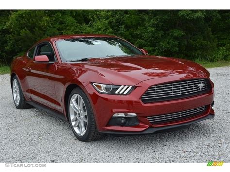 2016 Ruby Red Metallic Ford Mustang Ecoboost Coupe 113122328