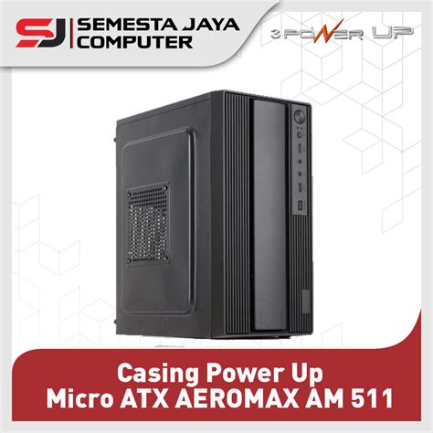 Jual Casing Power Up Micro Atx Aeromax Am 511 Am 510 With Psu 500w