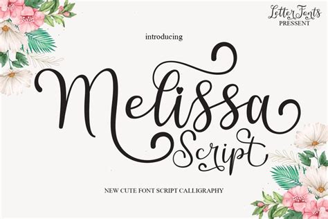 Melissa Font Microsoft Word 2010 Cute Fonts Signage