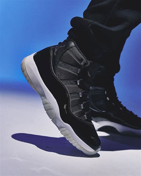 The air jordan xi lent mj's return a touch of class. Air Jordan 11 Jubilee On Feet | SneakerFits.com