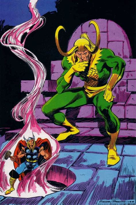 Marvel Comics Of The 1980s 1989 Loki By John Buscema And Brett Breedings