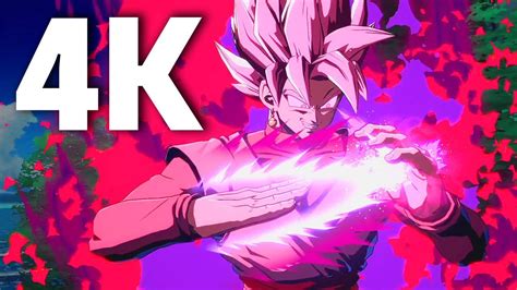 Dragon Ball Fighterz 4k Full Matches Gameplay Goku Black Beerus