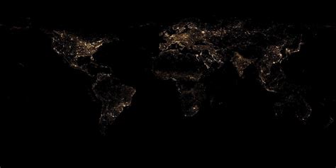 86k Earth Nightlight Map 3d Model