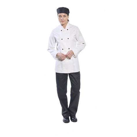 Buy Portwest Rachel Ladies Chef Jacket C837 Portwest Cooks Plus