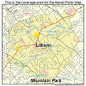Aerial Photography Map of Lilburn, GA Georgia